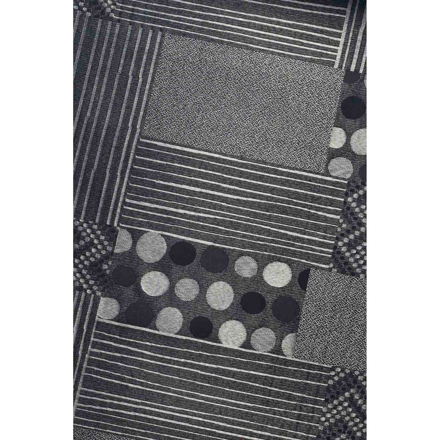 縦横ストライプに水玉